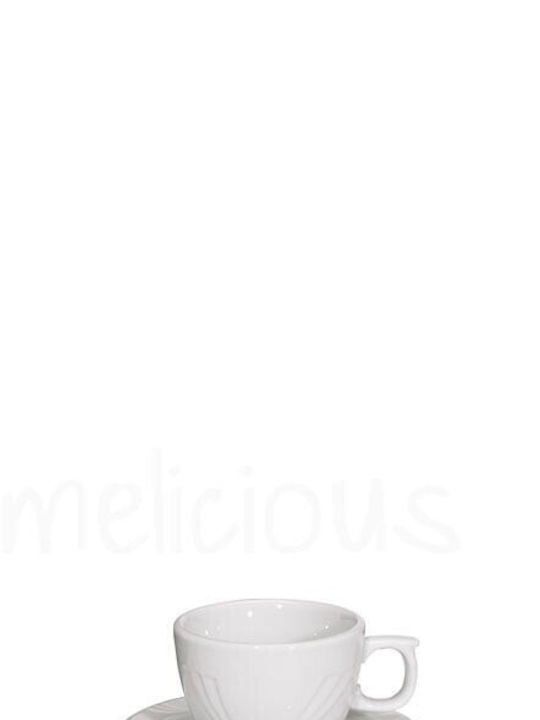 Ceramic Espresso Cup Set White