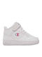 Rebound Παιδικά Sneakers High με Σκρατς Λευκά