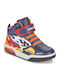 J INEK Παιδικά Sneakers High με Σκρατς & Φωτάκια Πολύχρωμα