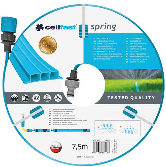 Cellfast Furtun de grădină Udare Set 1/2" 7.5m