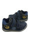 Παιδικά Sneakers High με Σκρατς Μπλε