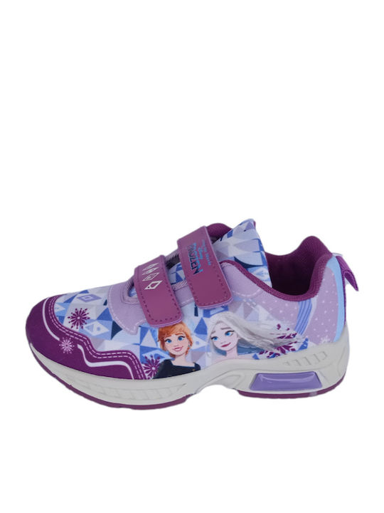 Kids Sneakers with Scratch Purple