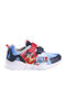 Power Players Kids Sneakers with Hoop & Loop Closure Light Blue