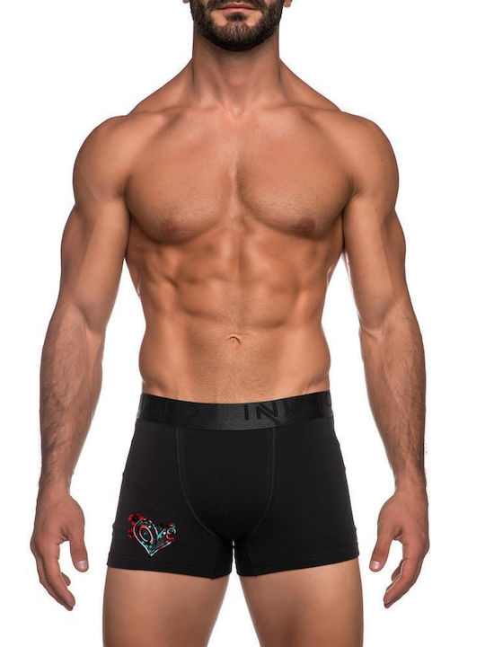 Inizio Men's Boxer Black