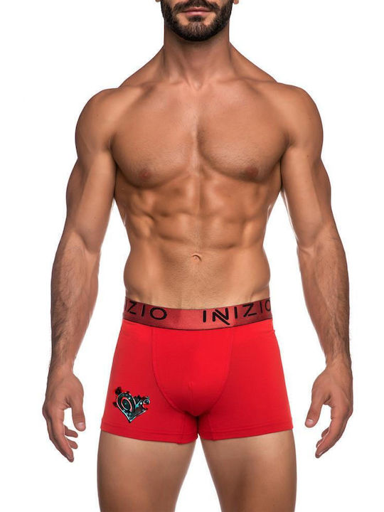 Inizio Men's Boxer Red