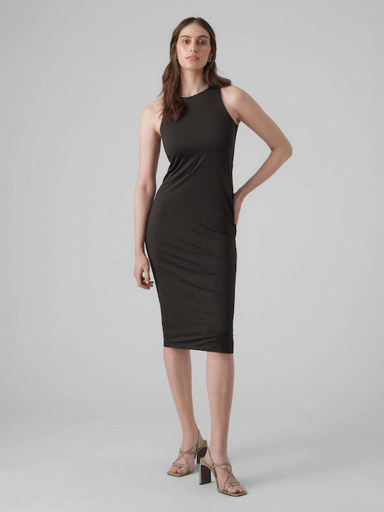 Vero Moda Sommer Mini Kleid Schwarz