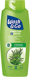 Wash & Go Σαμπουάν Αναδόμησης/Θρέψης 650ml Wash & Go Σαμπουάν Αναδόμησης/Θρέψης 650ml