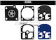 Visco Parts ZAMA-C1S GND-7 Vergaser-Membran 18183