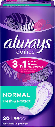 Always Dailies Normal Fresh & Protect Σερβιετάκια 30τμχ