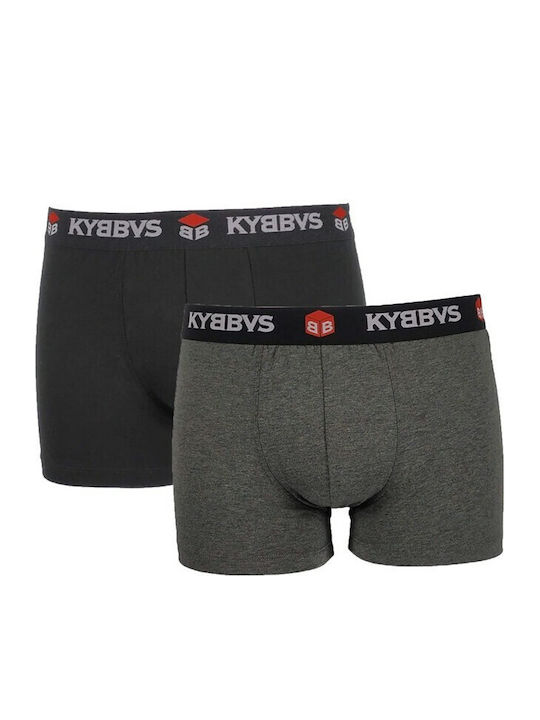 Kybbvs KB902 Herren Boxershorts Mehrfarbig 2Pac...