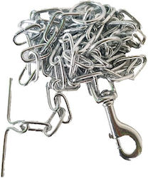 Cresman Dog Leash Lead Silver Chain 2m
