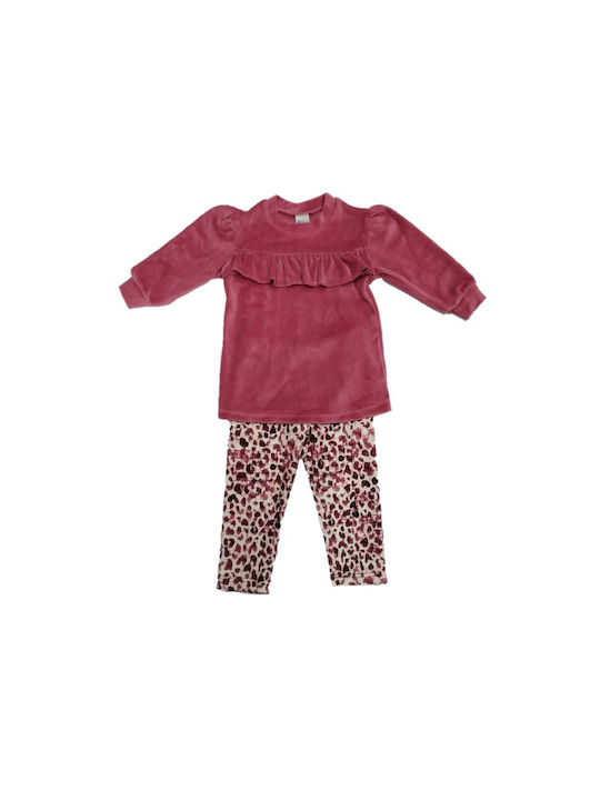 All Stars Kids Set with Leggings Winter 2pcs Fuchsia 14620