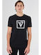 Magnetic North Ανδρικό T-shirt Κοντομάνικο Μαύρο