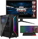 Vengeance Vengeance Gaming Desktop PC Ryzen 5 5500 16GB DDR4 512GB SSD Radeon RX 6600 Kein Betriebssystem und MSI G2422 Monitor