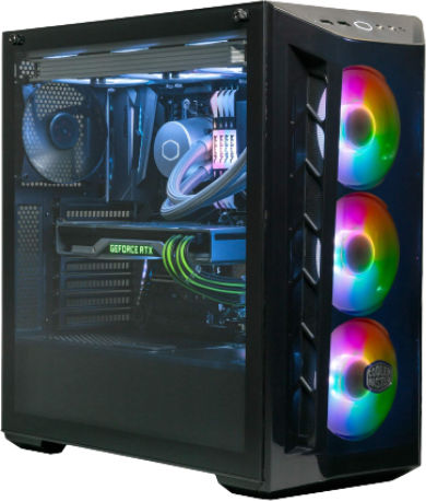 Vengeance MasterBox Edition-R3 Gaming Desktop PC (Ryzen 9-5900X/32GB DDR4/1TB SSD/GeForce RTX 4070/No OS)