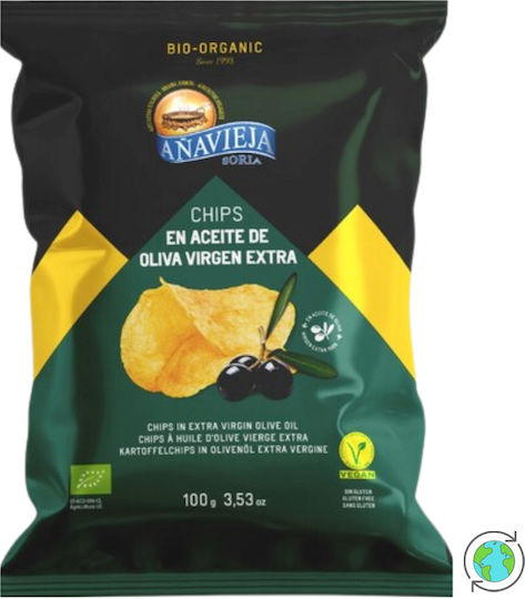 Anavieja Chipsuri Organice Gust Clasic Fara Gluten 120gr