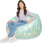 Make It Real nflatable Sparkle Chair Φουσκωτή Πολυθρόνα Πράσινη 107εκ.