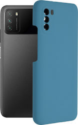 Techsuit Soft Edge Silicone Back Cover Σιλικόνης Μπλε ( Poco M3 / Redmi 9T )