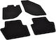 Rigum Set of Front and Rear Mats 4pcs for Volvo S70 / V70 Black