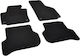 Rigum Set of Front and Rear Mats 4pcs for Mercedes-Benz V Seat Altea / Toledo Volkswagen Golf Black