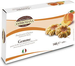 Ambrosiana Μπισκότα με Γέμιση Μαρμελάδα Βερίκοκο 140gr