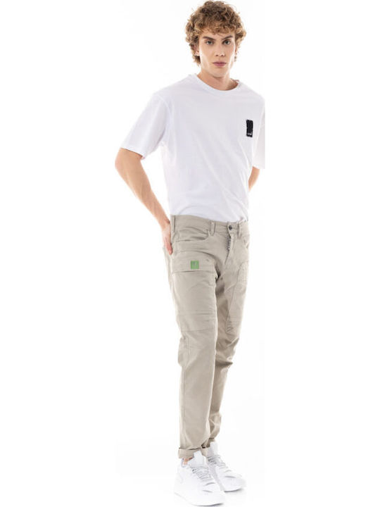 Trousers Cargo Elastic Beige