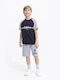 Kids' Set with Shorts Summer 2pcs Navy Blue