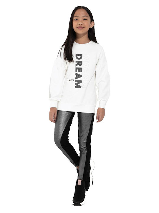 Kids' Set with Leggings Winter 2pcs White