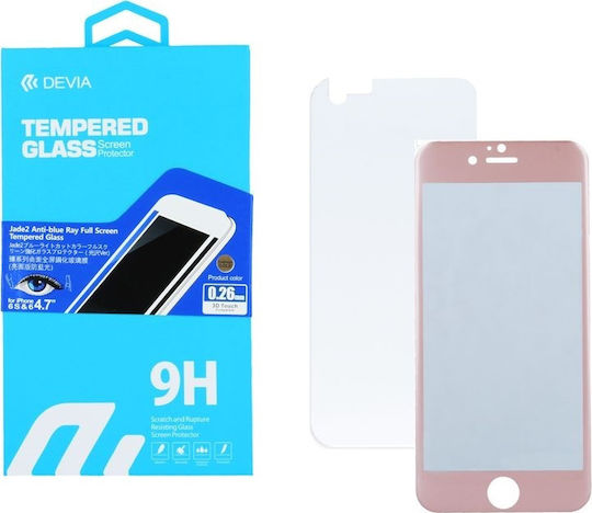 Devia 3D Full Face Tempered Glass Χρυσό (iPhone 6 / 6s)