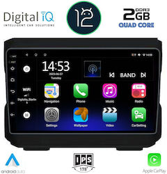 Digital IQ Car-Audiosystem für Audi A7 Jeep Cherokee / Großer Cherokee (Bluetooth/USB/AUX/WiFi/GPS/Apple-Carplay) mit Touchscreen 9"