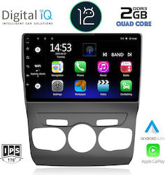 Digital IQ Car-Audiosystem für Citroen C4 / DS4 mit A/C (Bluetooth/USB/AUX/WiFi/GPS/Apple-Carplay) mit Touchscreen 10.1"