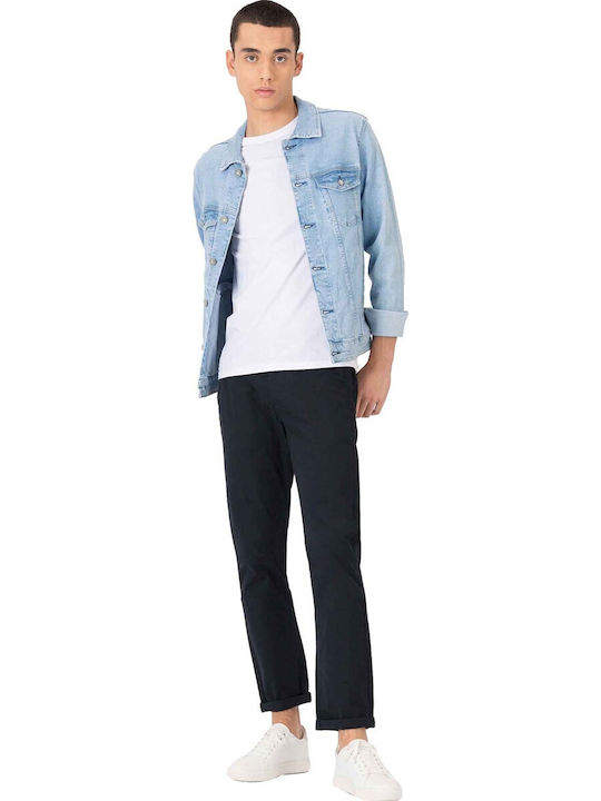 Παντελόνι Chino σε Tapered Γραμμή Μπλε
