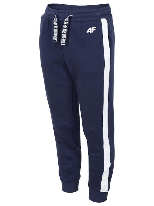 4F Kids Sweatpants Blue 1pcs