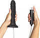 Strap On Me Ρεαλιστικό Dildo με Δυνατότητα Εκσπερμάτωσης Μαύρο