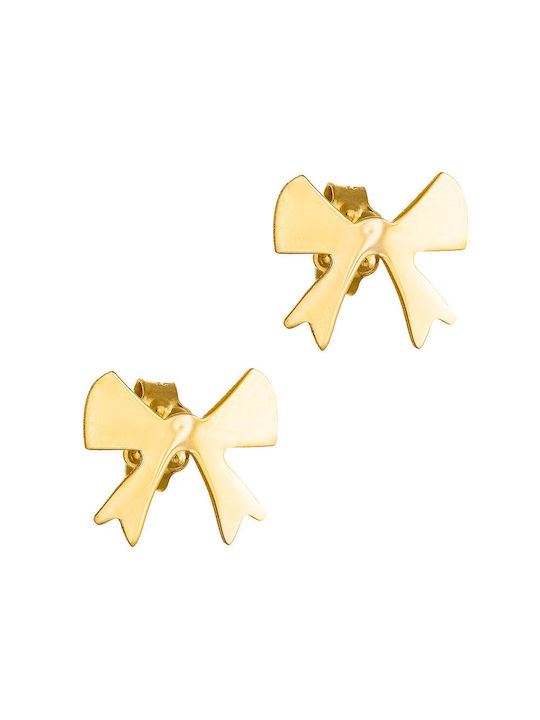 Gold Studs Kids Earrings 14K