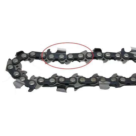 Visco Parts 350-72ΔΓ Chainsaw Chain with Pitch 3/8", Gauge .050"-1.3mm & Number of Guides 72E