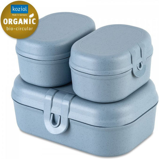 Koziol Pascal Ready Mini Пластмасово детско сетче за храна Flower Blue