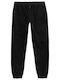Sweatpants with Elastic Black