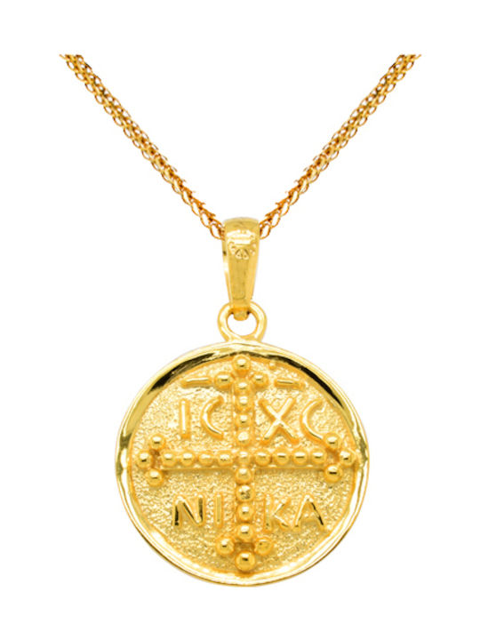 Pendant Kids Talisman with Chain Konstantinato made of Gold 14K FL427A