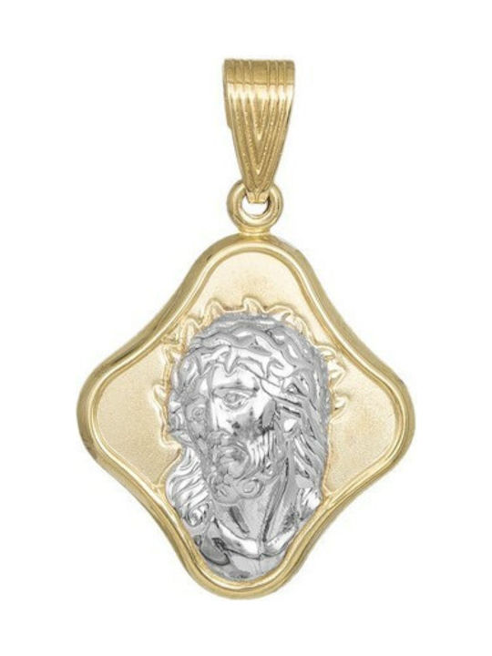 Pendant Kids Talisman with Jesus Christ from Gold 9K 039626