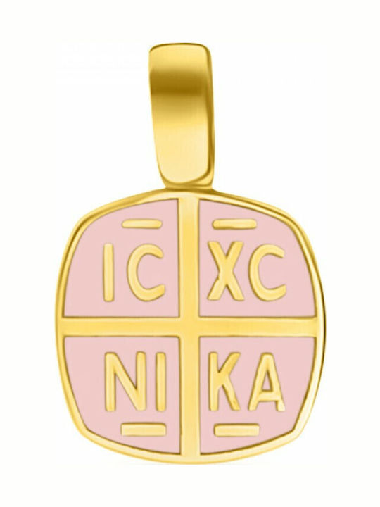 Chrilia Pendant Kids Talisman Konstantinato made of Gold 9K ME2260