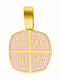 Chrilia Pendant Kids Talisman Konstantinato made of Gold 9K ME2260
