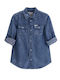 Guess Kids Denim Shirt Blue