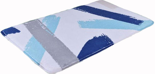 Bathlux Non-Slip Bath Mat Cotton 10234 Blue 45x75cm
