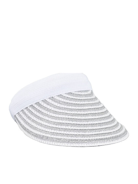 FantazyStores Καπέλο Visor Ασημί