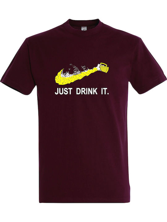 kirikoko Just Drink It Beer Lover T-shirt Μπορν...