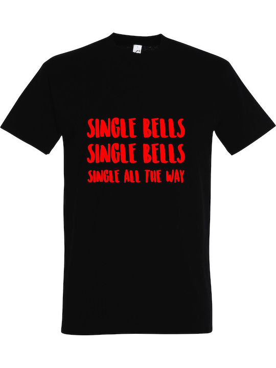 Single Tricou Negru Bumbac