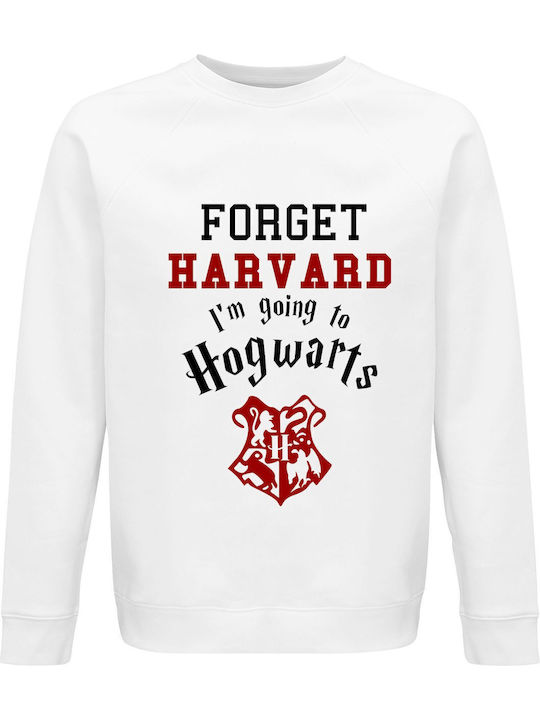 kirikoko Forget HARVARD I am Going To HOGWARDS, Harry Potter Φούτερ Harry Potter Λευκό
