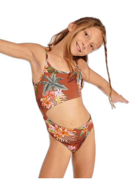 Banana Moon Kids Swimwear One-Piece Brown