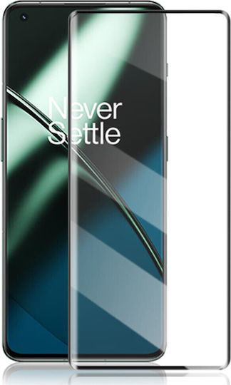 Пълно лепило Закалено стъкло за цялото лице Черен (OnePlus 11 5G)